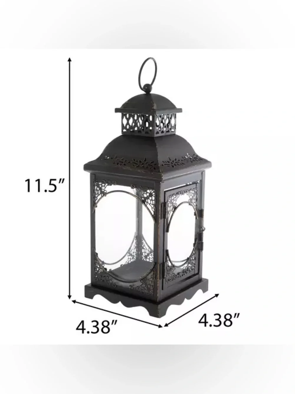 Antique Bronze Metal Lantern